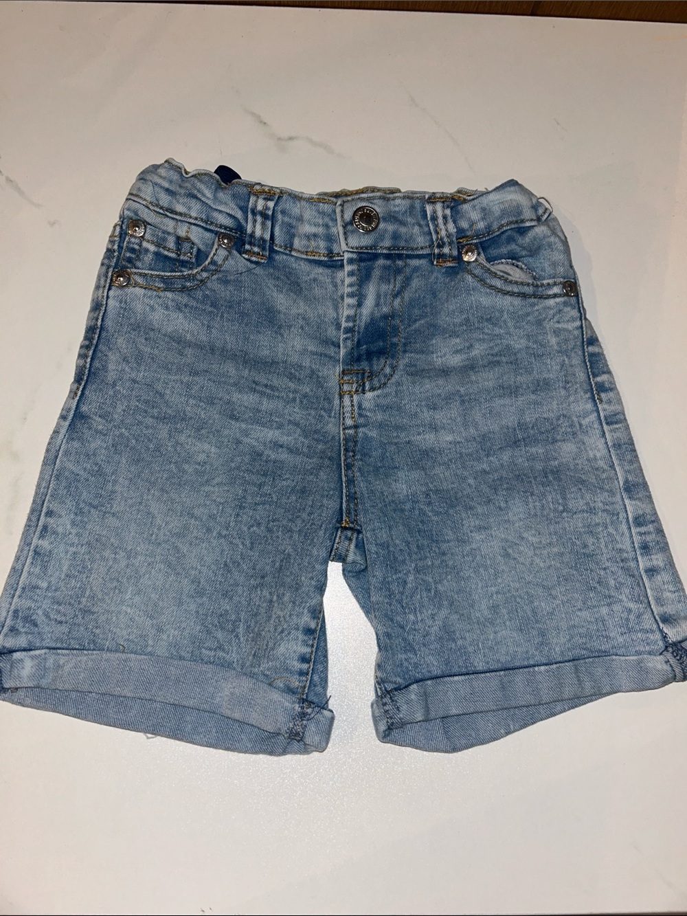 5/$20 7 For All Mankind | Light Wash Denim Shorts for Kids